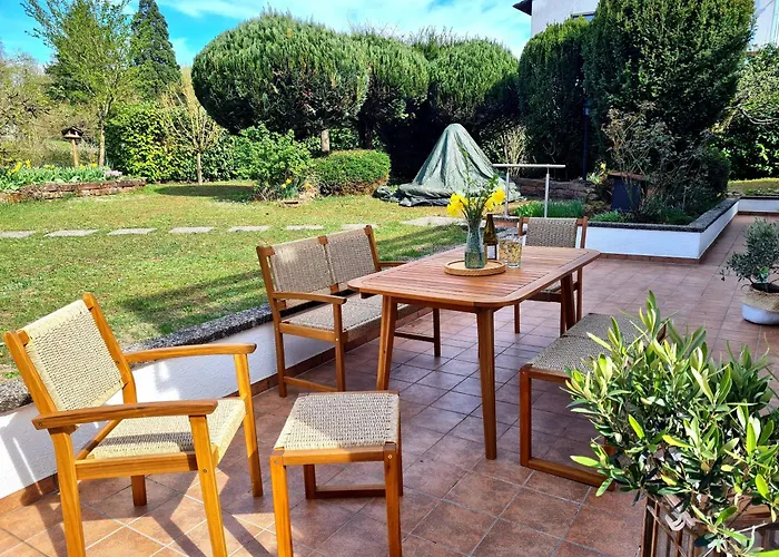 Im Rebennest - 3,5 Zkb Mit Terasse Und Garten An Den Weinbergen Lejlighed Ilbesheim bei Landau in der Pfalz